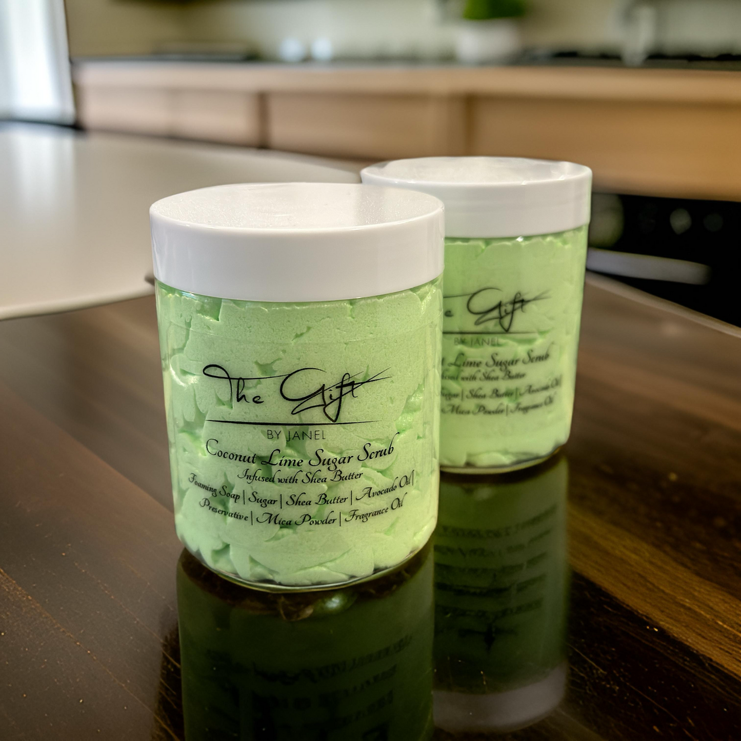 Coconut Lime Foaming Soap Sugar Scrub