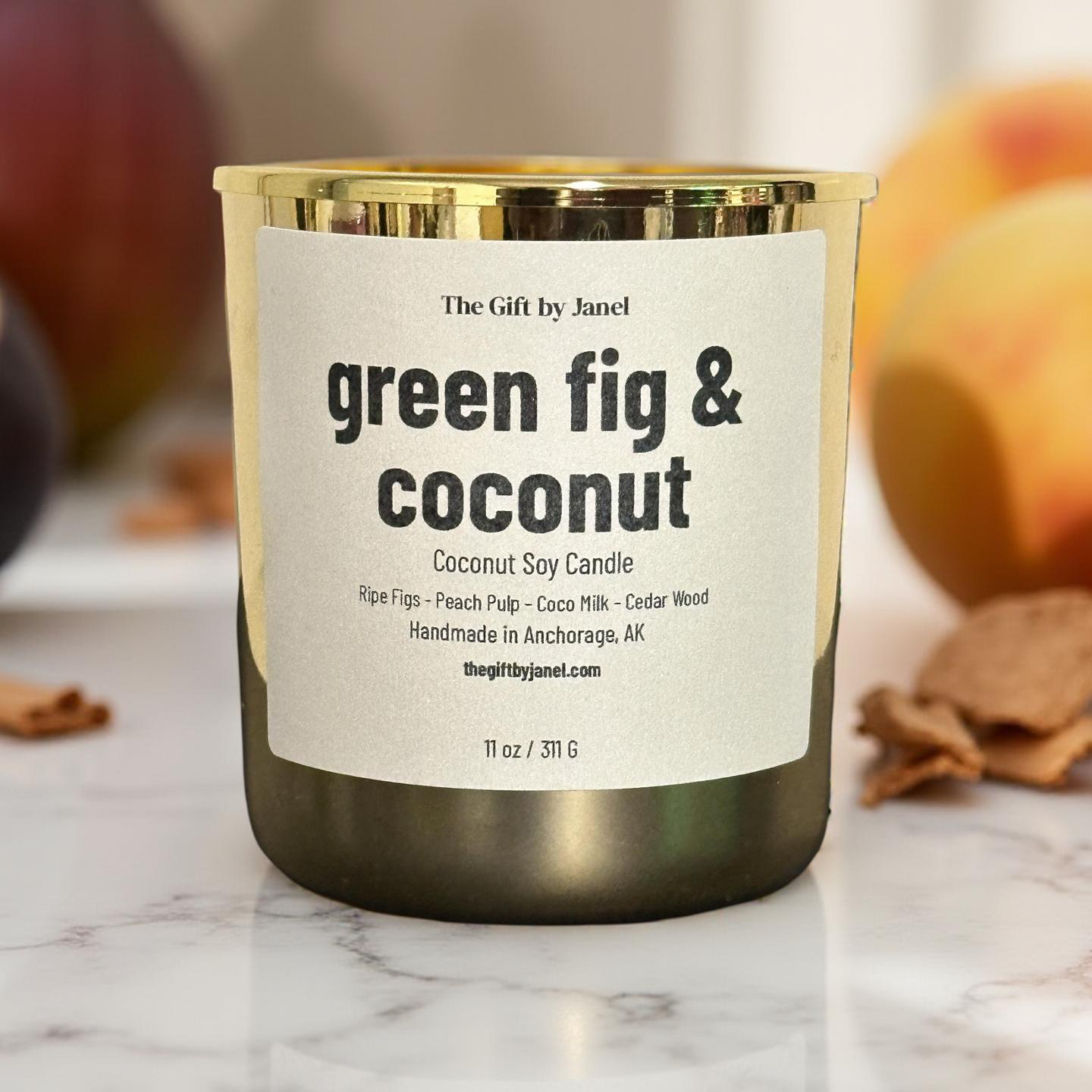 Green Fig & Coconut Candle