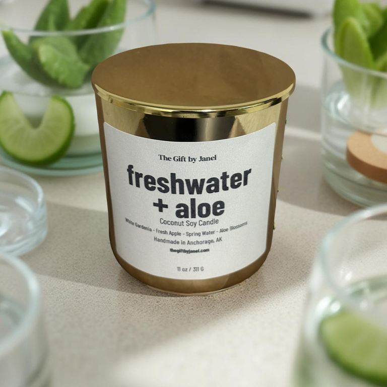 Freshwater + Aloe Candle