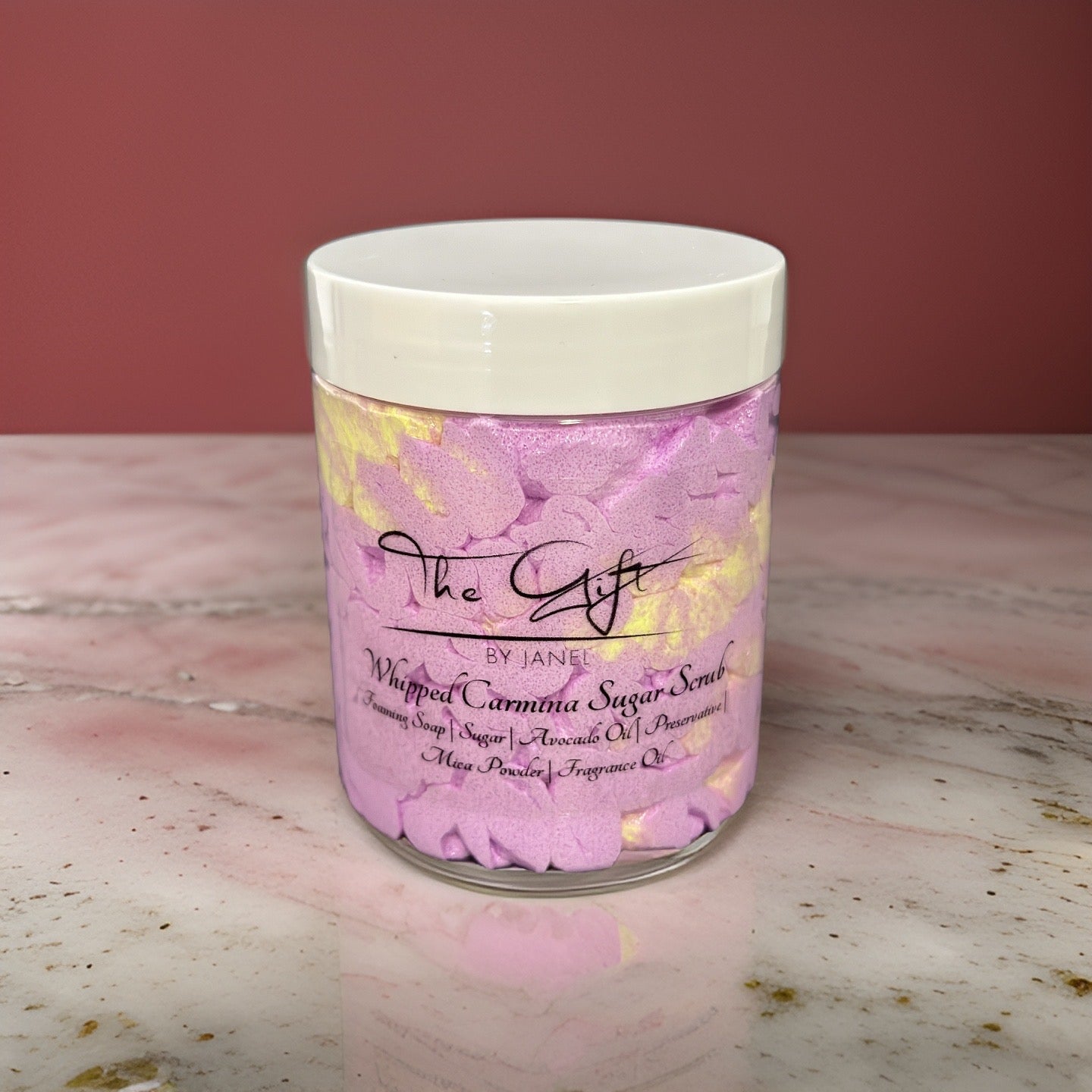 Whipped Carmina Foaming Soap Sugar Scrub