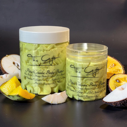 Piña Colada Whipped Shea Body Butter – Pineapple, Coconut & Mango