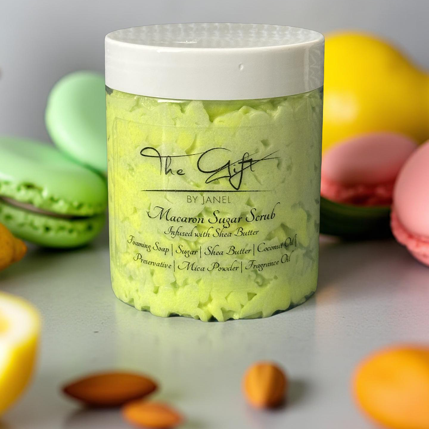 Macaron Foaming Soap Sugar Scrub