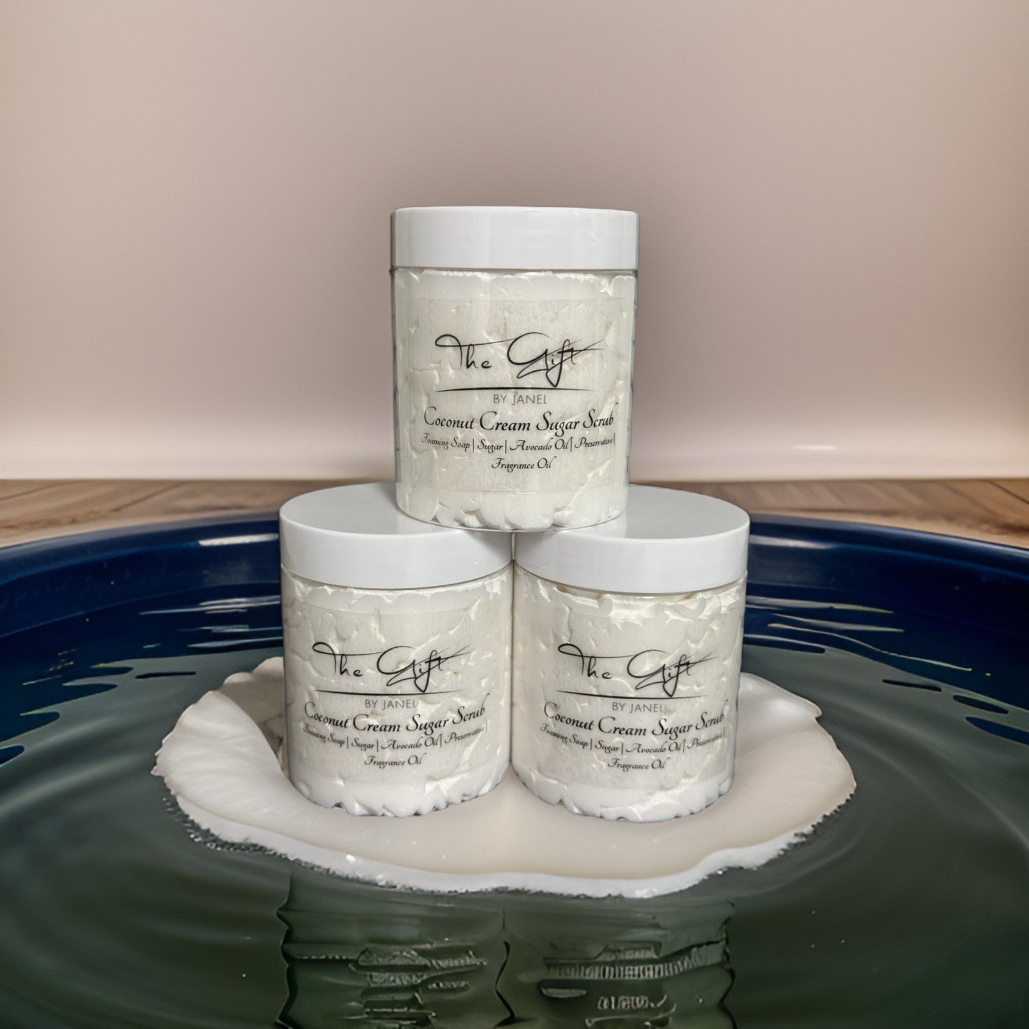 Coconut Cream Foaming Soap Sugar Scrub