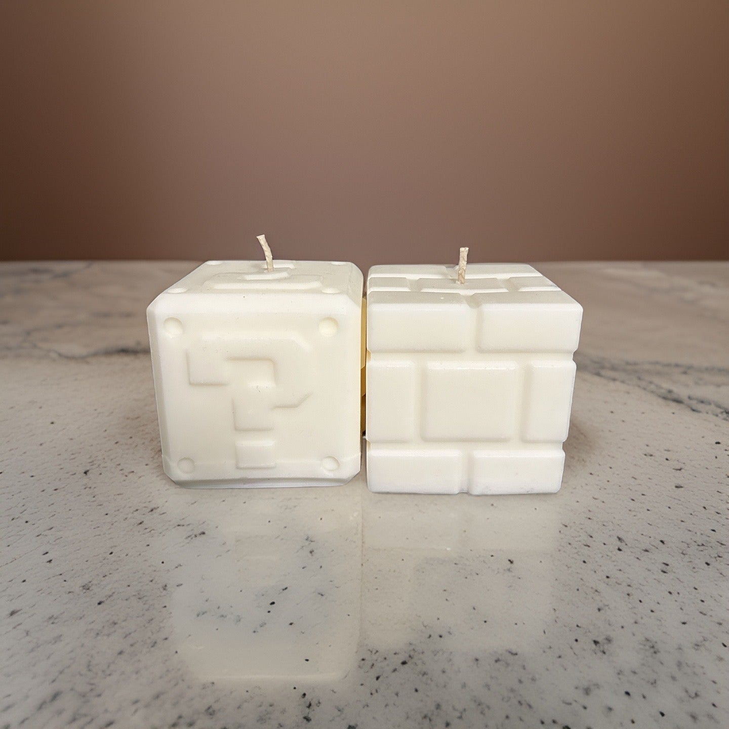 Mario Brick & Question Block Candles