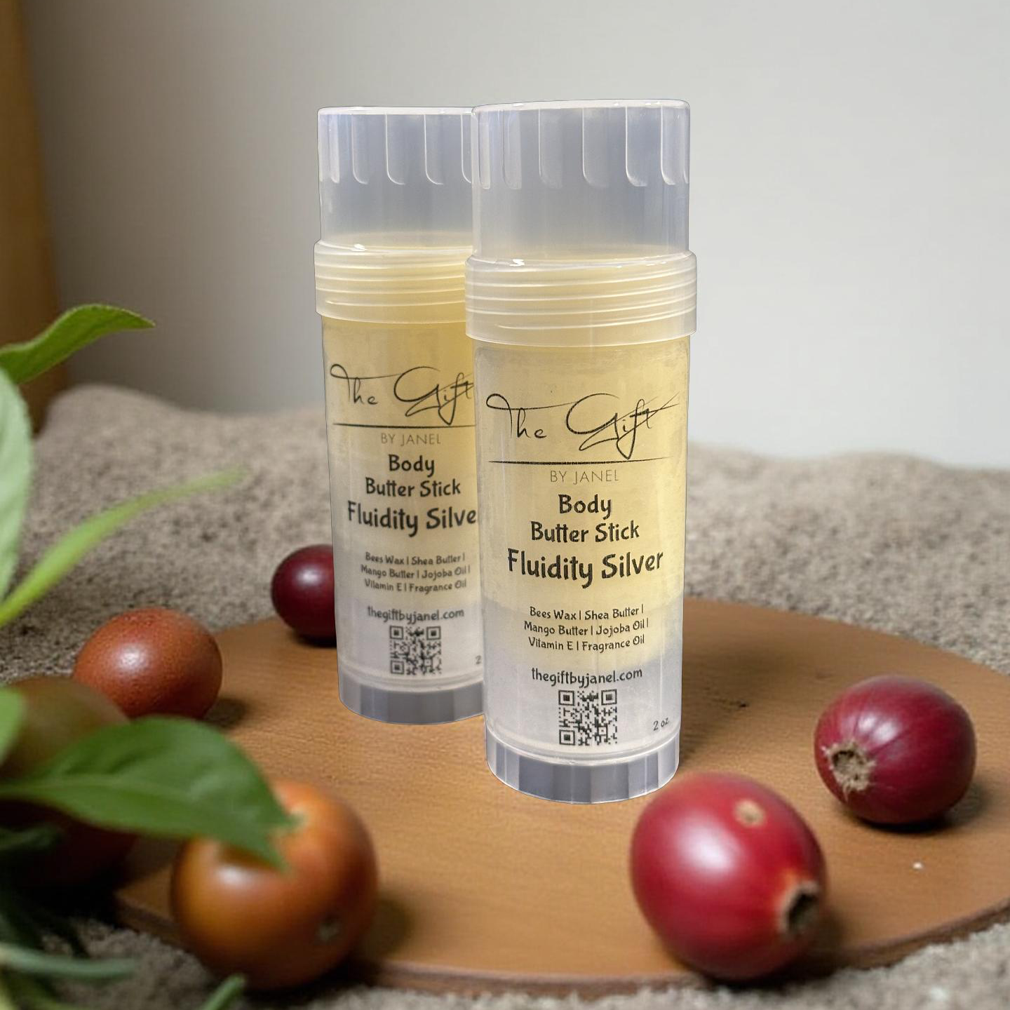 Fluidity Silver Body Butter Sticks