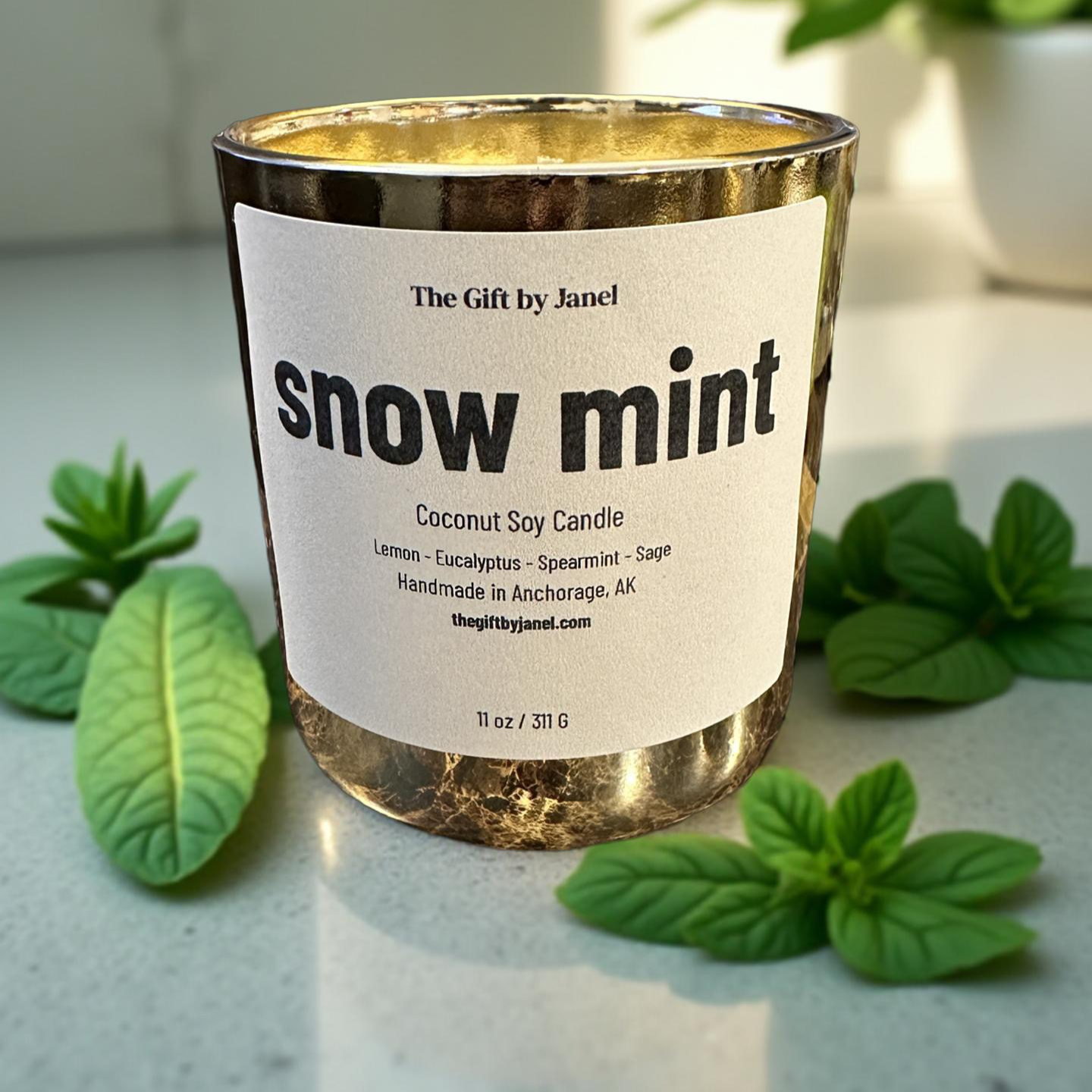 Snow Mint Candle