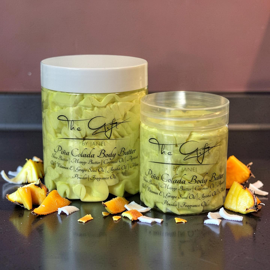 Piña Colada Whipped Shea Body Butter – Pineapple, Coconut & Mango
