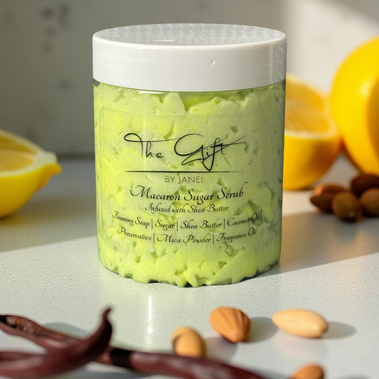 Macaron Foaming Soap Sugar Scrub